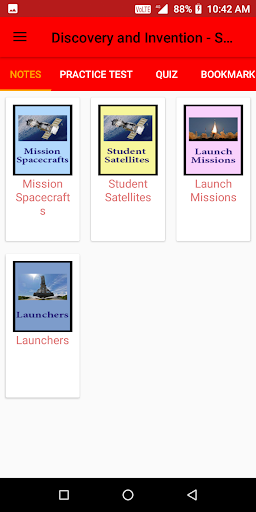 Android application Discovery & Invention - Spacec screenshort