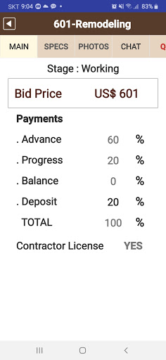 MakeSpec Screen 2