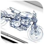 100 Motorcycle Sketch Drawing