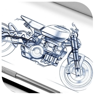 100 Motorcycle Sketch Drawing apk