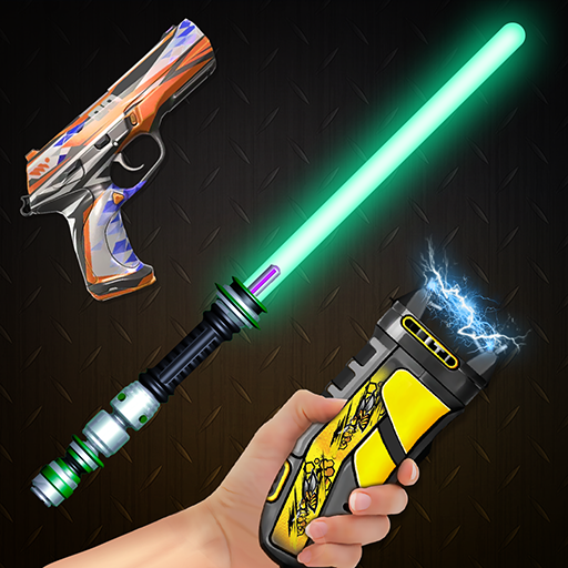 Lightsaber, Gun, & Taser Prank logo