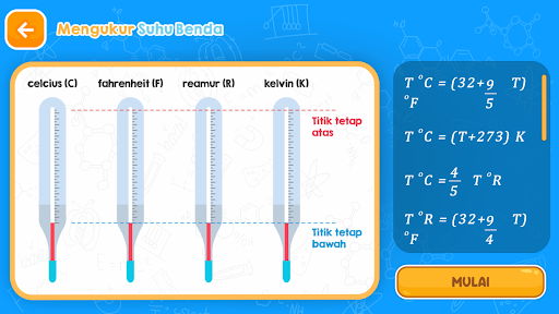 Virtual Lab Suhu dan Kalor Screen 2