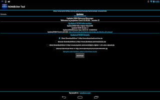 screenshot of ROMDashboard Developer Tool