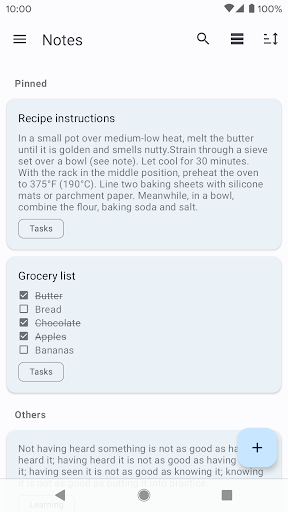 Another notes app Screen 2