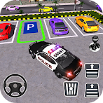 Police Car Park City Highway