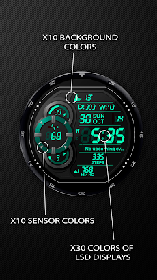 Chester G-Style LCD watch faceのおすすめ画像3