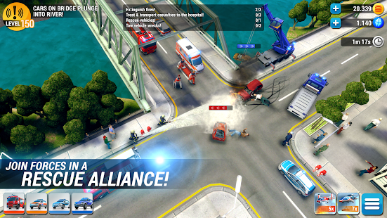EMERGENCY HQ - firefighter rescue strategy game 1.6.09 Screenshots 4