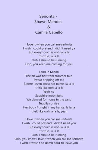 Senorita Shawn Mendes Camila Cabello Lyrics App Store Data Revenue Download Estimates On Play Store