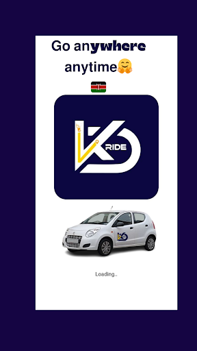 Android application KD Ride - Request a ride. screenshort