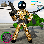 Cover Image of Download Army Stickman US Rope Hero cou  APK