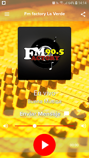 Android application Fm factory La Verde screenshort