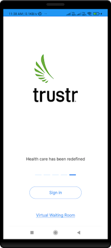 Android application Trustr IND screenshort