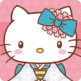 Hello Kitty Japonism A Theme icon