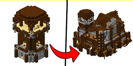 Android application House Structure mod Mcpe addon screenshort