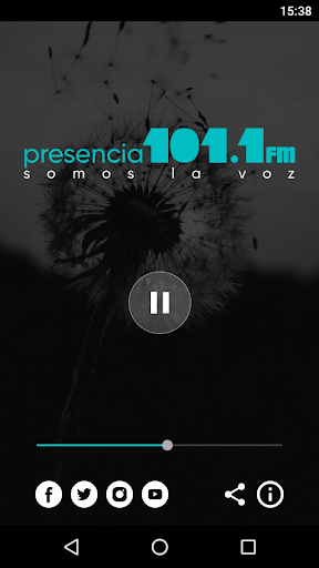 Presencia 101.1 Screen 2