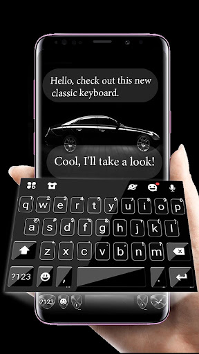 Android application Classic Black Biz Theme screenshort