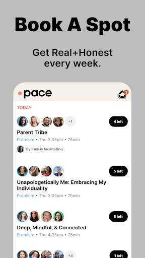 Pace: Online talk groups Screenshot 2 - AppWisp.com