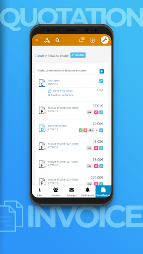 Invoice Maker & CRM Mobile Screen 2