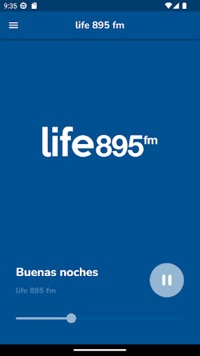 Android application life 895 fm screenshort