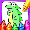 Coloring Cute Cartoon Pictures icon