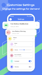 Full Battery Charge Alarm App
