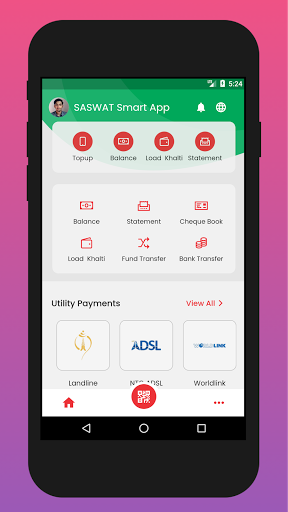SASWAT Smart App Screen 2