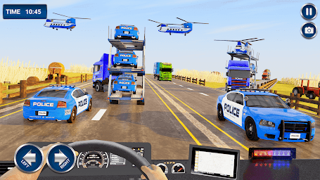 Police Transporter Truck Games