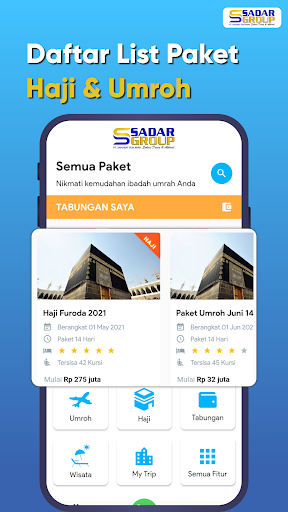 Android application Sadar Travel screenshort