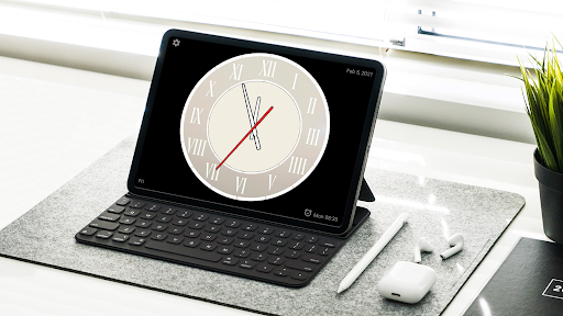 Screenshot of Huge Analog Clock