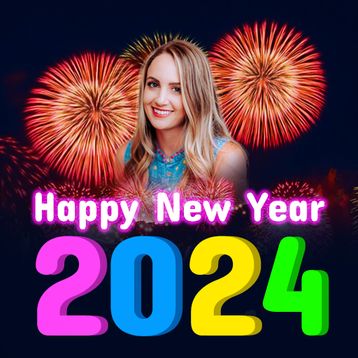 New Year Photo Frame 2024 logo