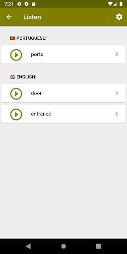 Portuguese Dictionary - offlin Screen 3