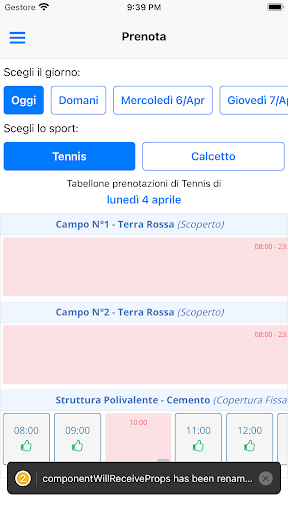 Circolo Tennis Ponso Screen 3