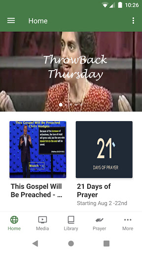 Android application Biblical Restoration Ministry screenshort