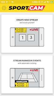 SportCam - Live Stream Your Match with Scoreboard for pc screenshots 1
