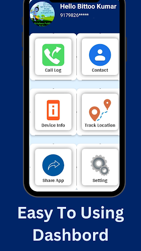 Android application Phone Number Location Tracker screenshort