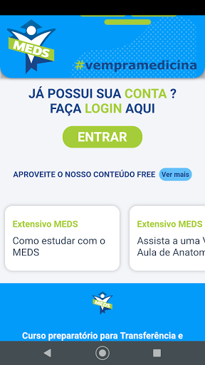Android application Meds screenshort