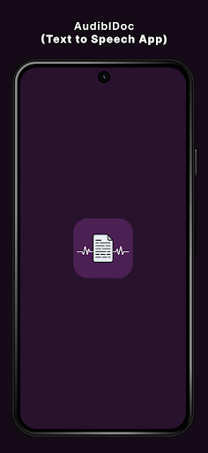 Android application AudiblDoc - Text to Speech screenshort