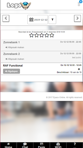 Android application Mijn Club App screenshort