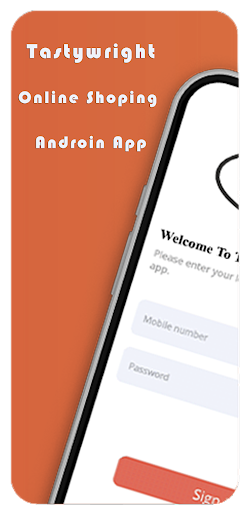 Android application Tastywright - Online Shopping screenshort