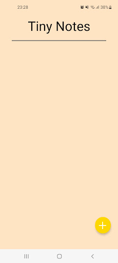 Android application Tiny Notes screenshort