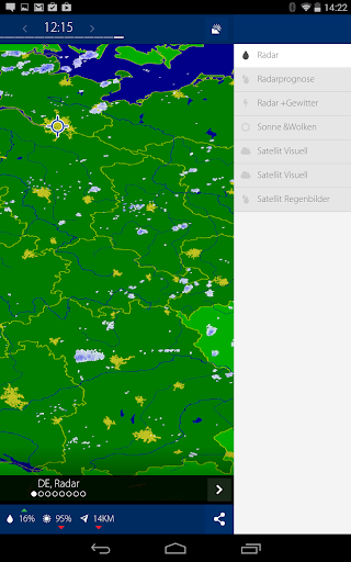 realtime rainradar europe apps on google play