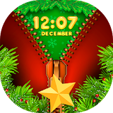 Christmas Tree Zipper Lock Screen icon