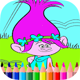 Coloring Games of Trolls Party icon