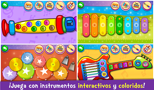 Instrumentos musicales para niños, música, instrumentos musicales