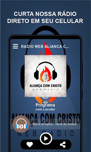 Radio Web Aliança com Cristo Screen 2