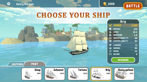 Android application Corsair Ships: Battleship Game screenshort