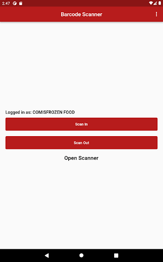 GOLOG Scanner Screen 3