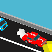 Blocky Racer : Traffic Avoiding Highway Game