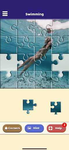 Swimming Puzzle Screen 2