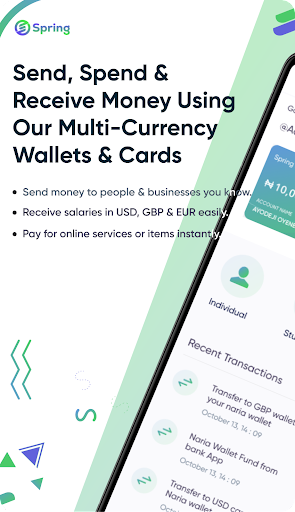 Android application Spring Finance screenshort